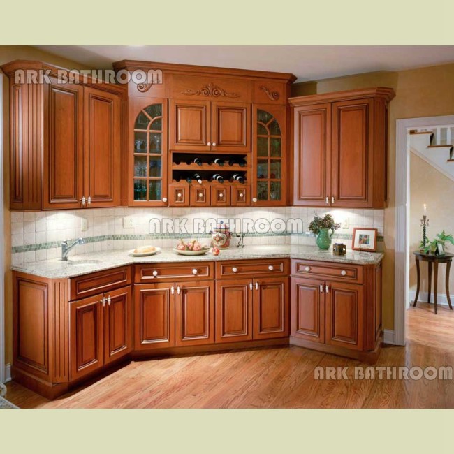 China Kitchen Cabinet Wooden Cabinet Solid Wood Kitchen Cabinet