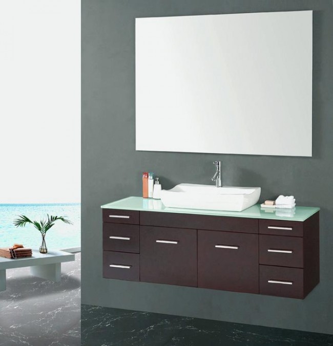contemporary bathroom vanity
