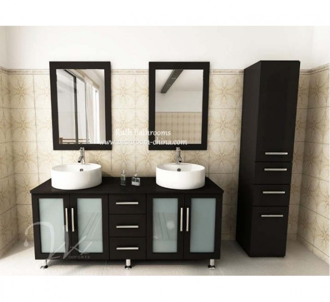 Wooden bathroom furniture