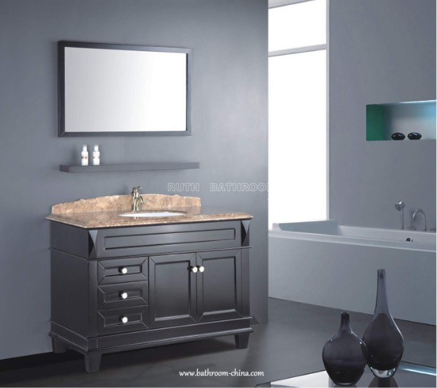 transitional bathroom vanity