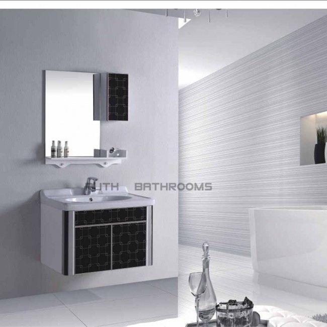 PVC bathroom cabinet, Door with Glass RP-H6201