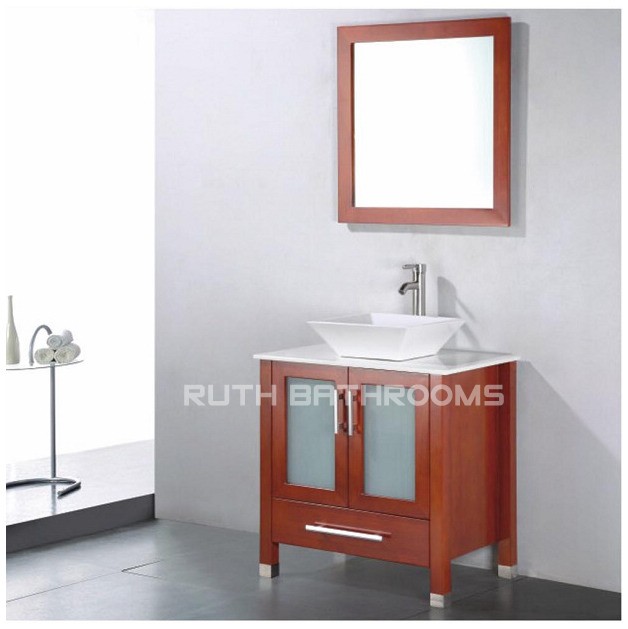 solid wood bathroom vanity