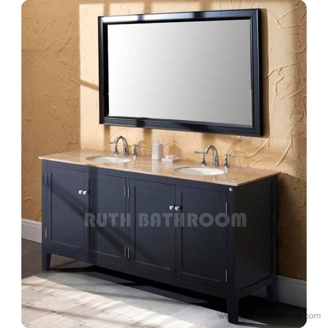 Double sink bathroom vanity RT338-72