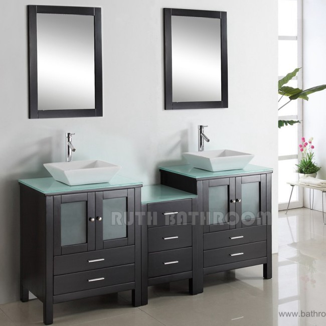 Double bathroom vanity RU111-72E