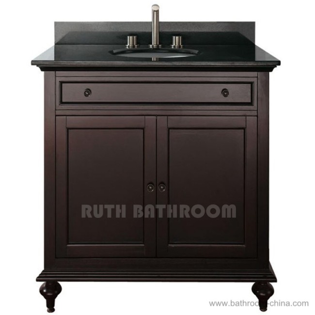 wooden bathroom cabinets/Solid wood bathroom cabinet RU313-24E