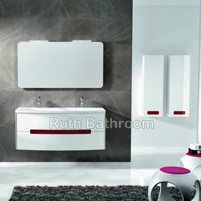 Resin Bathroom furniture , France bathroom cabinet A5013